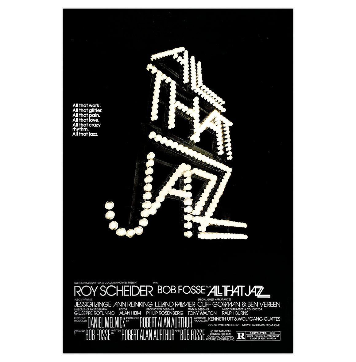 Mini poster adhesivo y reposicionable: All That Jazz - Tienda Pasquín