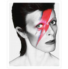 Mini poster adhesivo y reposicionable: Bowie rostro - Tienda Pasquín