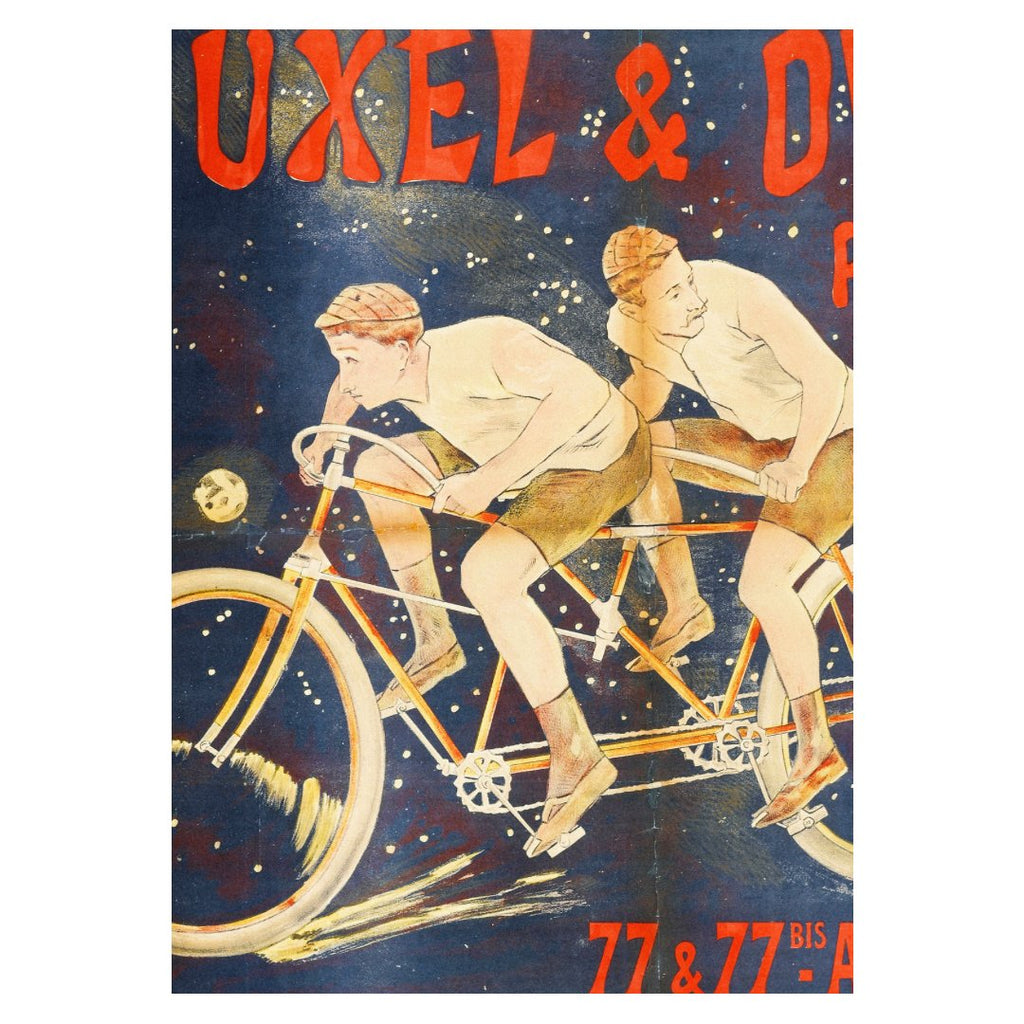 Mini poster adhesivo y reposicionable: Cartel bicicleta de Ferdinand Lunel - Tienda Pasquín