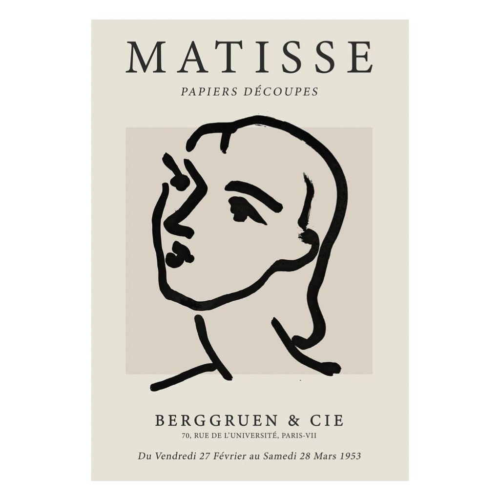 Mini poster adhesivo y reposicionable: Cartel Matisse - Tienda Pasquín