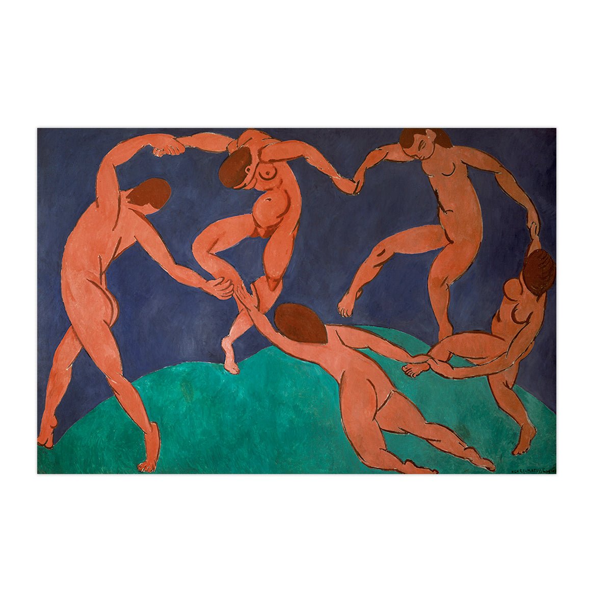 Mini poster adhesivo y reposicionable: Danza de Matisse - Tienda Pasquín