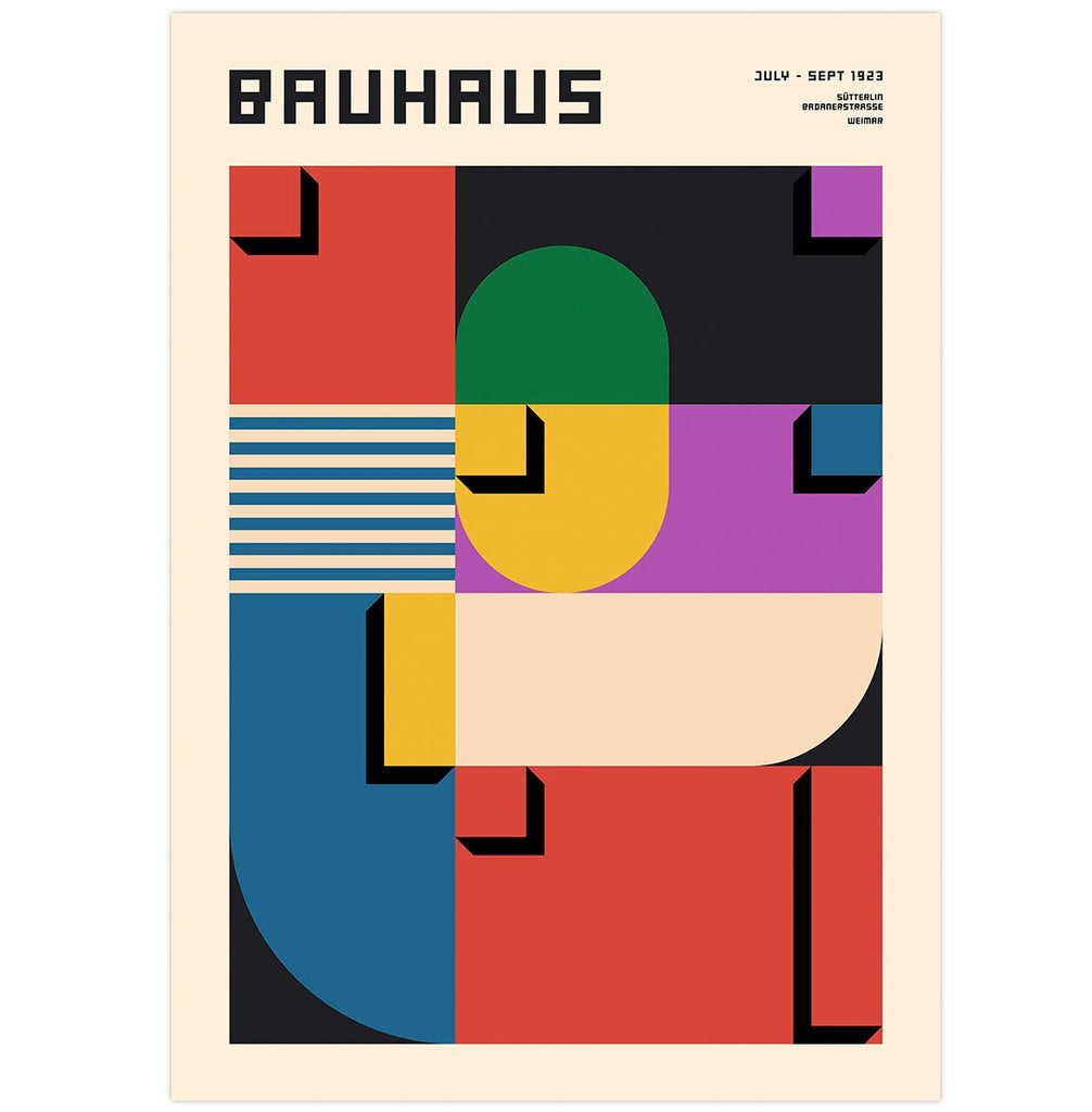 Mini poster adhesivo y reposicionable: Expo Bauhaus - Tienda Pasquín