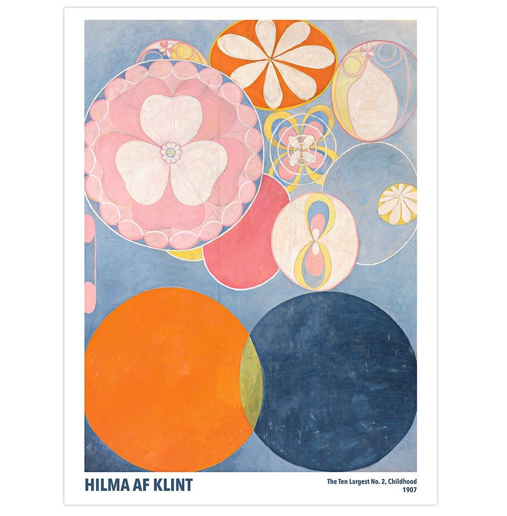 Mini poster adhesivo y reposicionable: Hilma af Klint - Tienda Pasquín