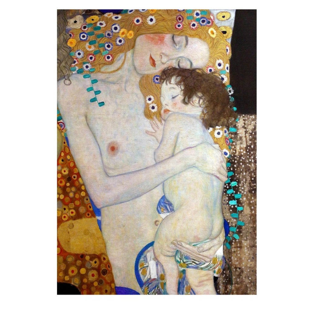 Mini poster adhesivo y reposicionable: Maternidad de Klimt - Tienda Pasquín