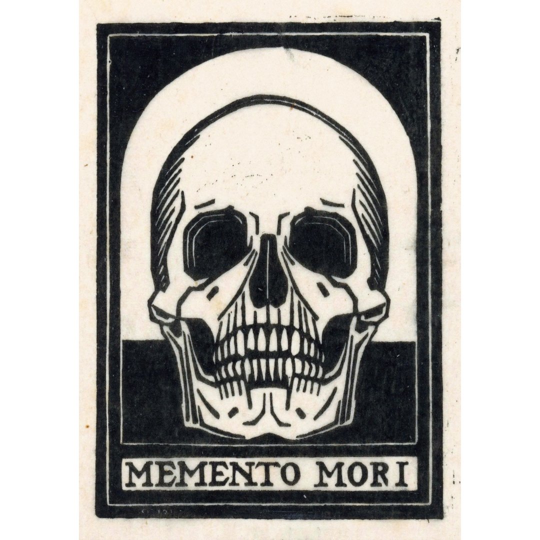 Mini Poster adhesivo y reposicionable: Memento mori de Julie de Graag - Tienda Pasquín