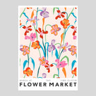 Mini poster adhesivo y reposicionable: Mercado de las flores Tokio - Tienda Pasquín