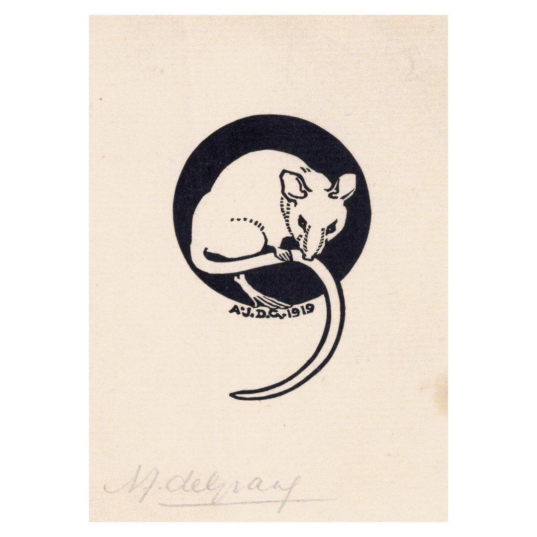 Mini Poster adhesivo y reposicionable: Ratón, Muis de Julie de Graag - Tienda Pasquín