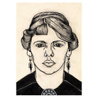 Mini Poster adhesivo y reposicionable: Retrato Portret van een vrouw, van voren de Julie de Graag - Tienda Pasquín