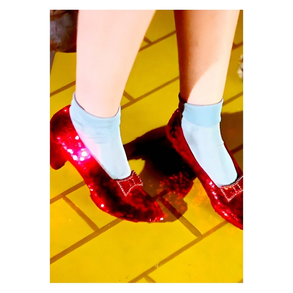 Mini Poster adhesivo y reposicionable: Zapatos rojos de Dorothy - Tienda Pasquín