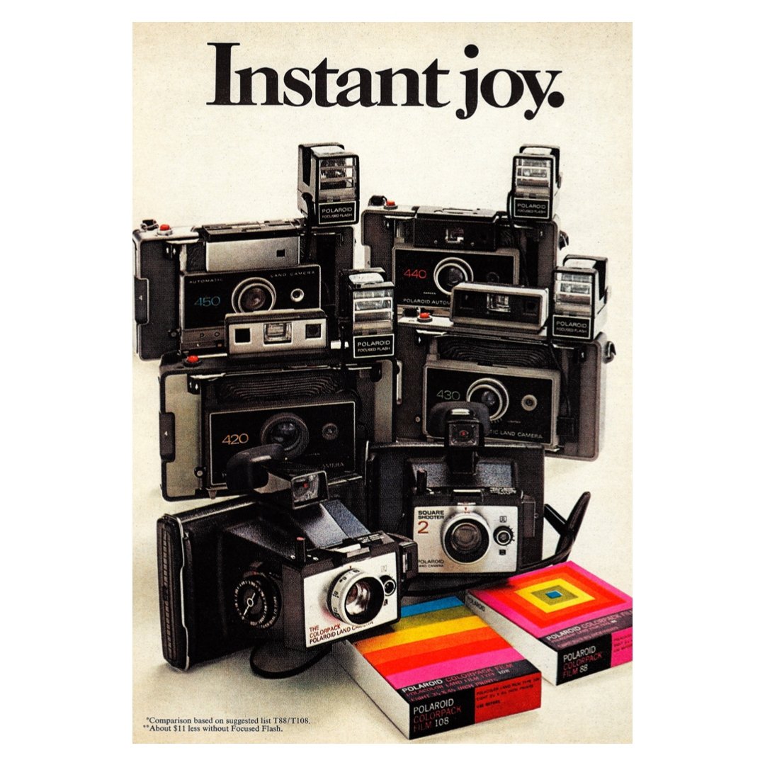 Mini posters adhesivos y reposicionables: Cartel Polaroid - Tienda Pasquín