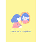 Mini posters adhesivos y reposicionables: la chica de Sandra Ramirez (chulísimo) - Tienda Pasquín