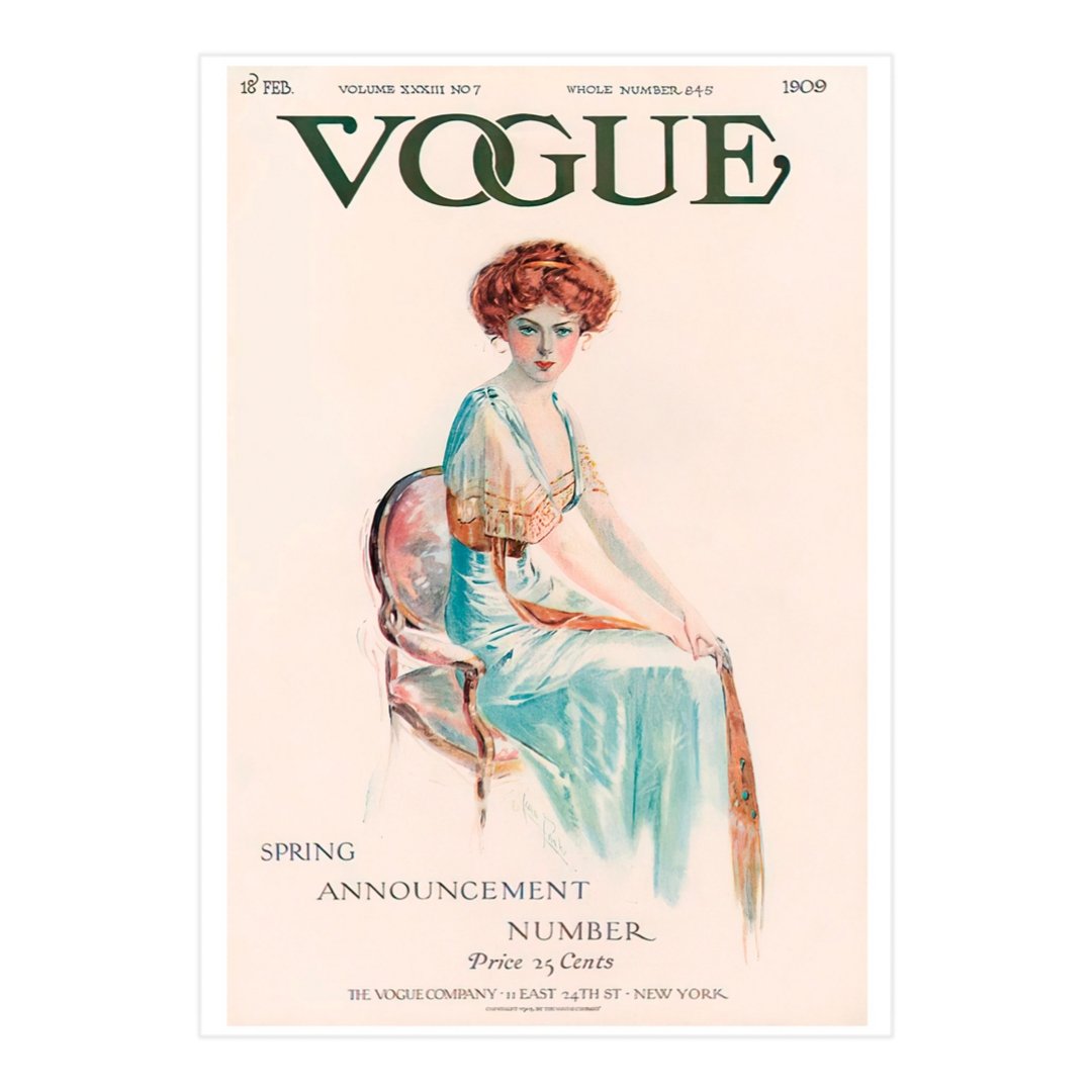 Mini posters adhesivos y reposicionables: Portada Vogue spring - Tienda Pasquín