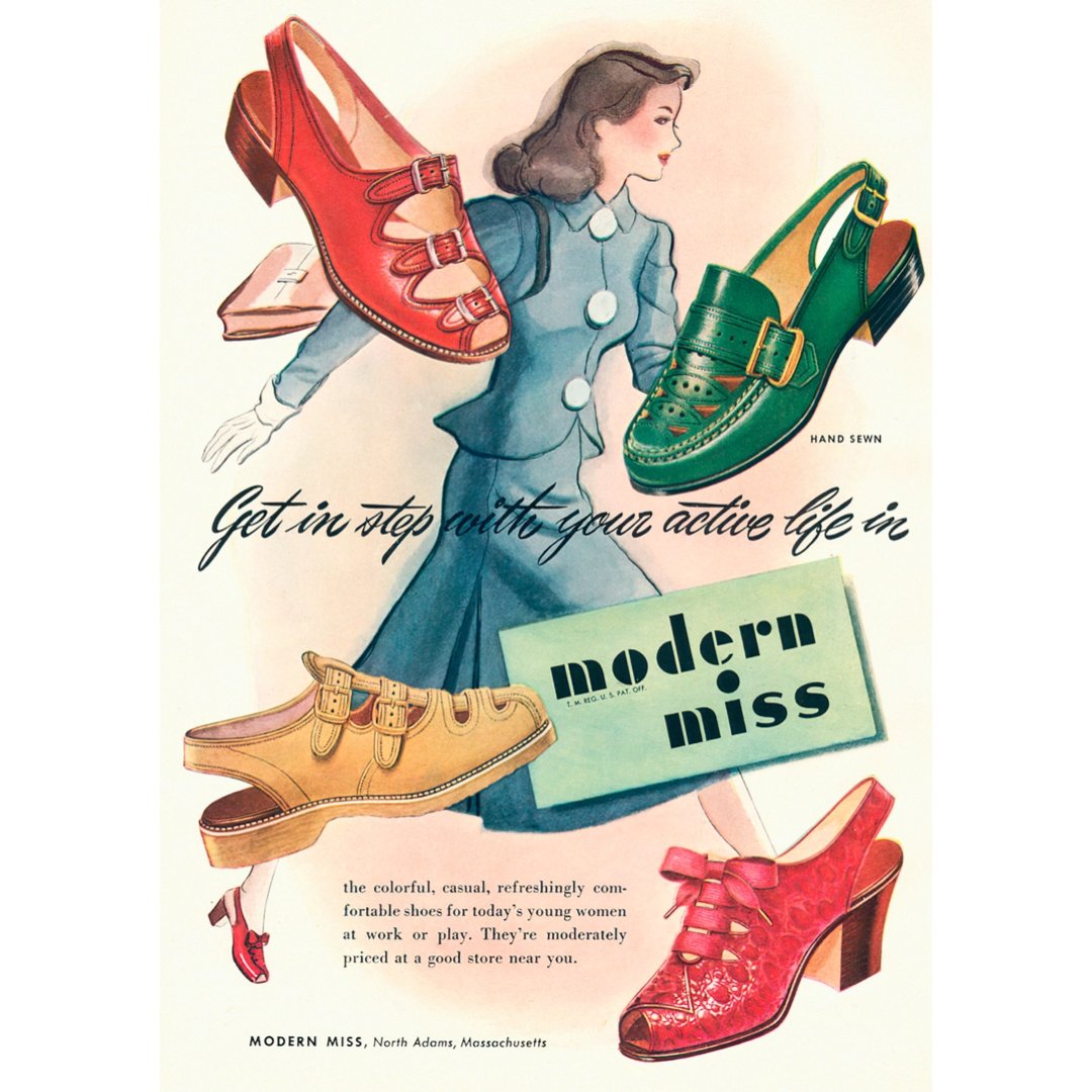 Mini posters adhesivos y reposicionables: Revista zapatos mujer - Tienda Pasquín