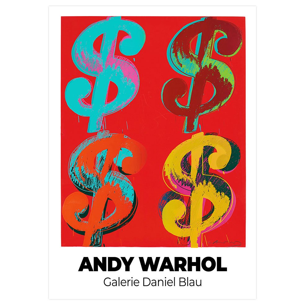 Poster Adhesivo Reposicionable: Andino de Andy Warhol - Tienda Pasquín