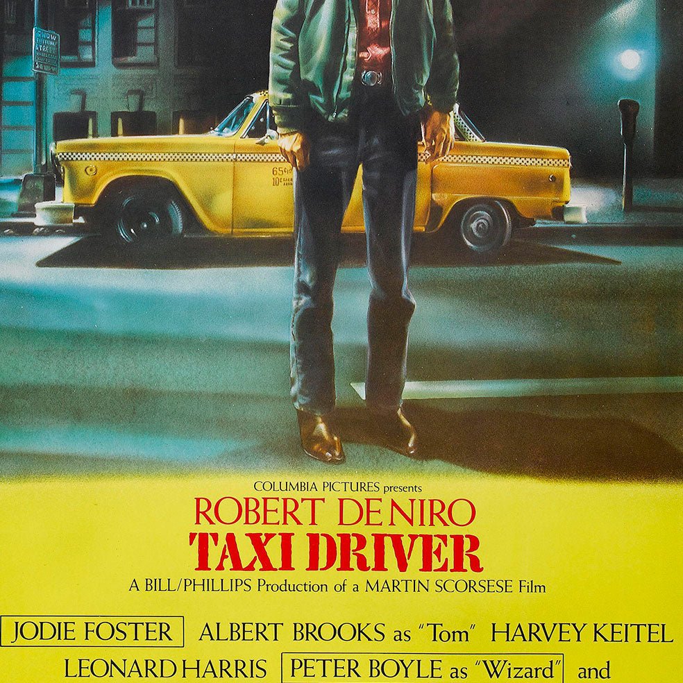 Poster adhesivo reposicionable: Cartel clásico Taxi Driver - Tienda Pasquín