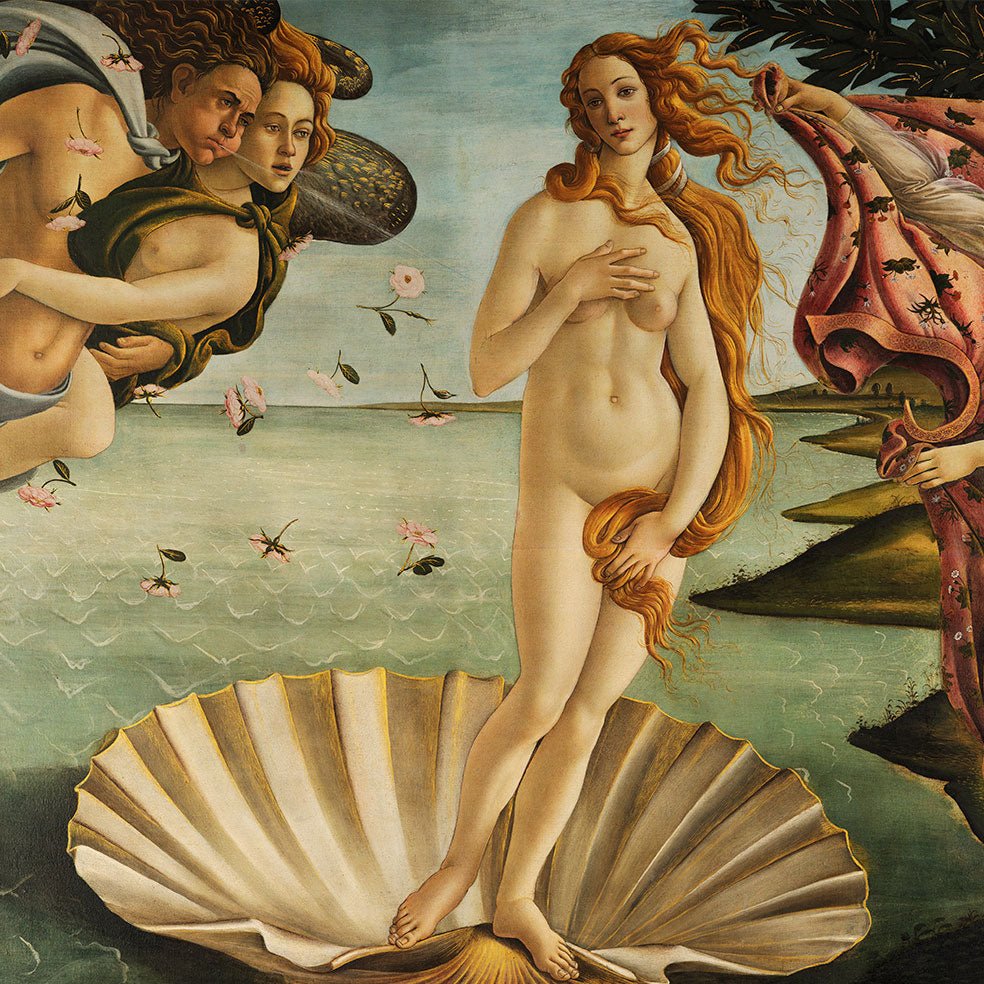 Poster Adhesivo Reposicionable: El nacimiento de Venus - Tienda Pasquín