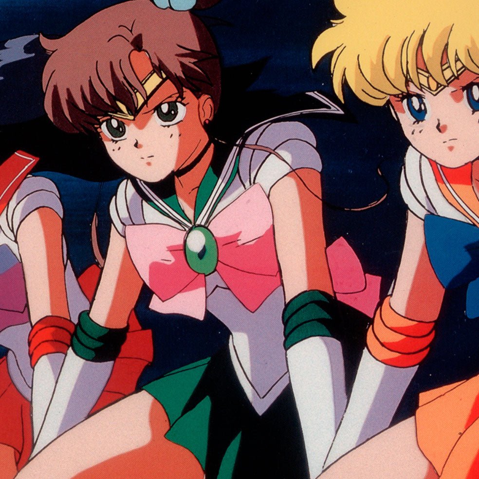 Poster adhesivo reposicionable: Equipo Sailor Moon - Tienda Pasquín