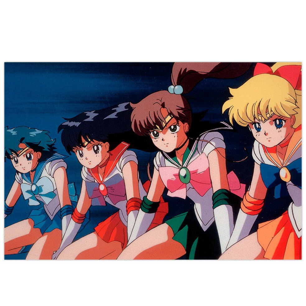 Poster adhesivo reposicionable: Equipo Sailor Moon - Tienda Pasquín