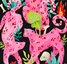 Poster adhesivo reposicionable: Pink Leopards - Tienda Pasquín