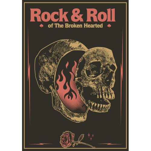 Poster adhesivo reposicionable : Rock & Roll - Tienda Pasquín