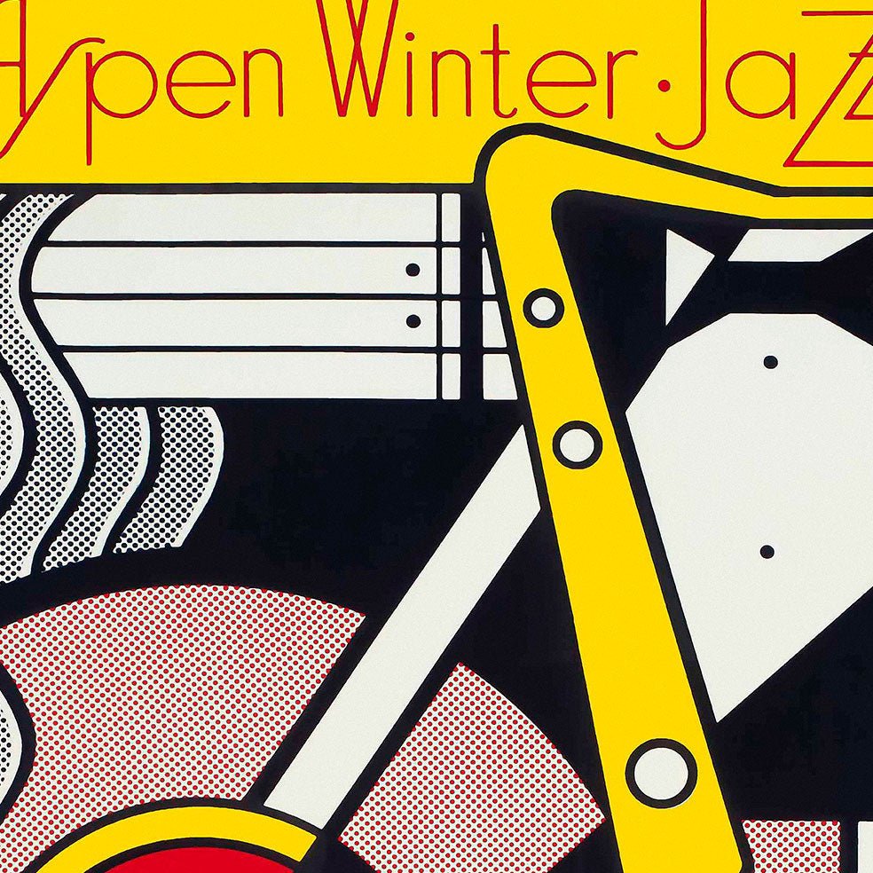 Poster Adhesivo Reposicionable: Roy Lichtenstein, "Aspen winter Jazz" - Tienda Pasquín