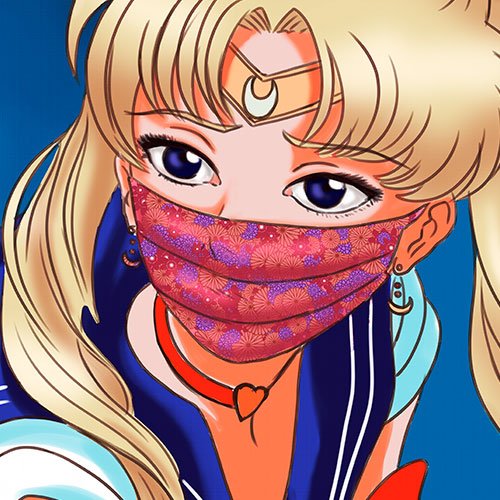 Poster adhesivo reposicionable : Sailor Moon - Tienda Pasquín