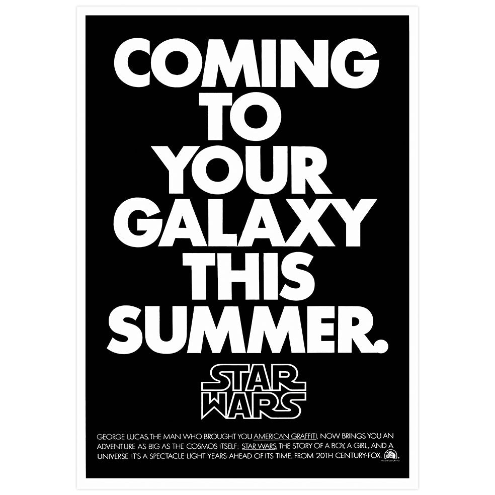 Poster Adhesivo Reposicionable: Star Wars - Tienda Pasquín