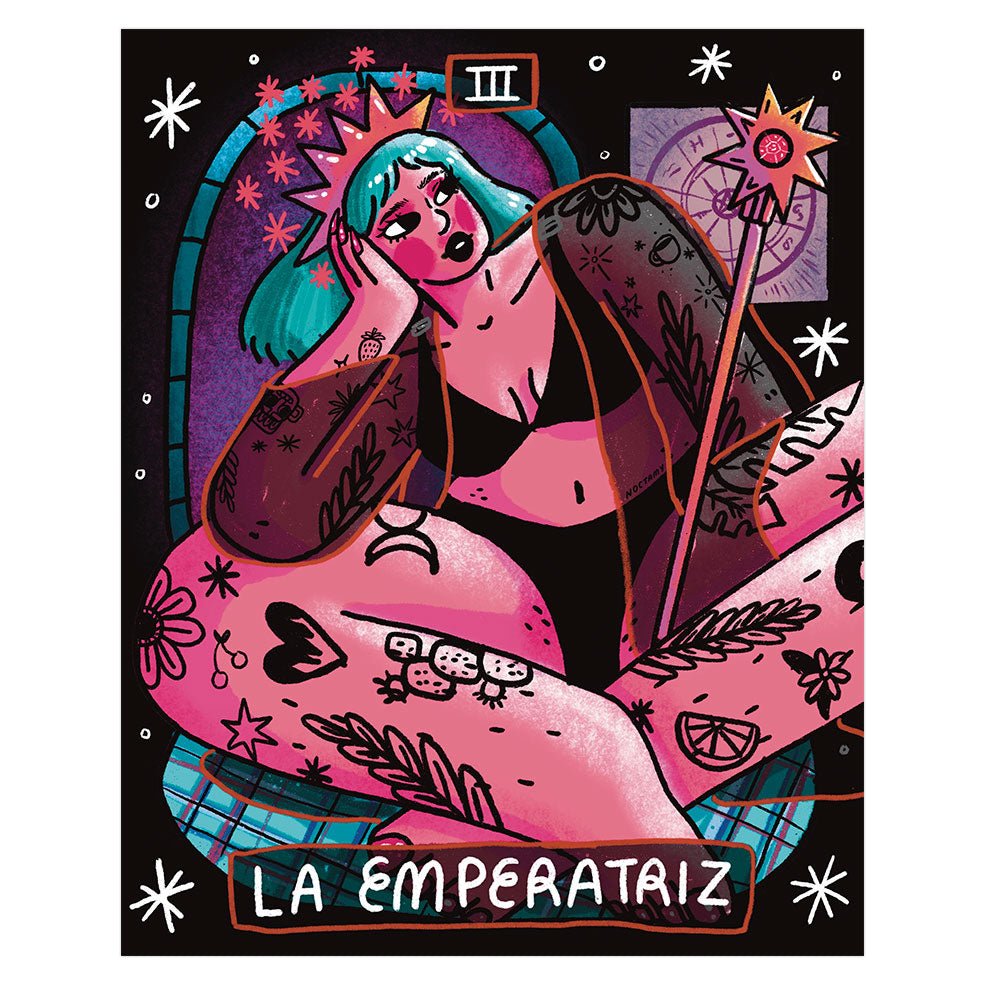 Poster adhesivo reposicionable: Tarot, La Emperatriz - Tienda Pasquín