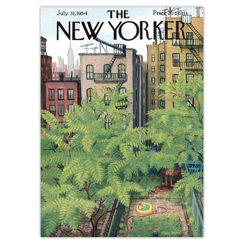 Poster Adhesivo Reposicionable: The New Yorker 1954 - Tienda Pasquín