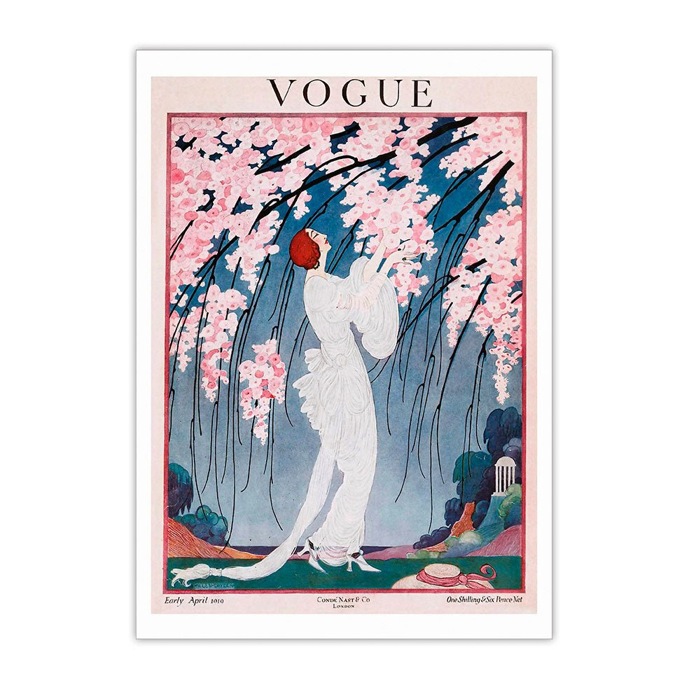 Poster Adhesivo Reposicionable: Vintage Vogue - Tienda Pasquín
