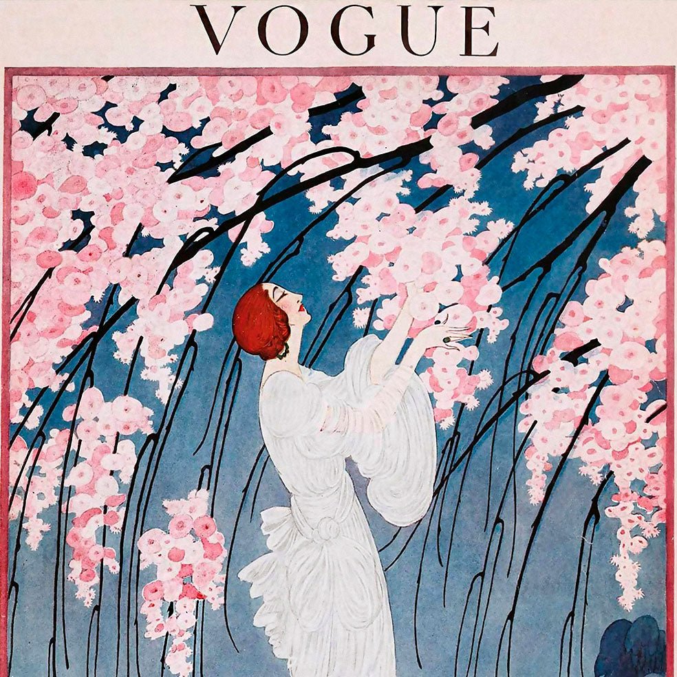 Poster Adhesivo Reposicionable: Vintage Vogue - Tienda Pasquín