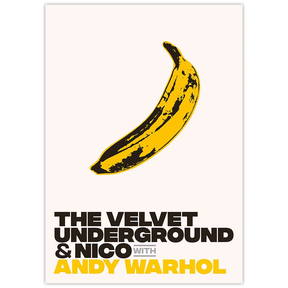 Poster Adhesivo Reutilizable: Andy Warhol y Velvet Underground - Tienda Pasquín