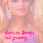 Poster Adhesivo Reutilizable: Barbie muñeca de playa - Tienda Pasquín