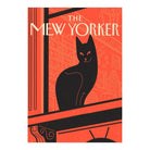 Poster adhesivo y reposicionable: Gato negro NY - Tienda Pasquín