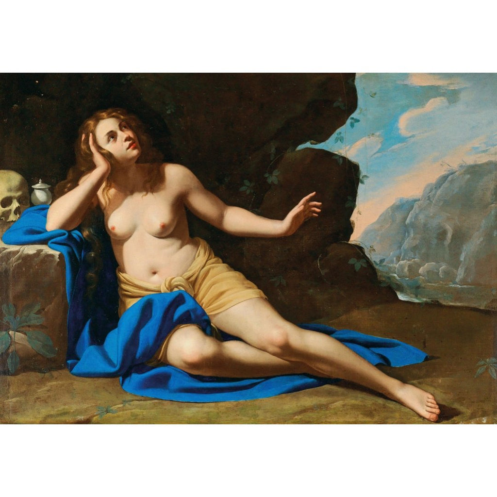 Póster mini póster adhesivo y reposicionable: Mary Magdalene In Ecstasy de Artemisia Gentileschi - Tienda Pasquín