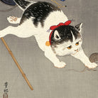 Poster y mini poster adhesivo y reposicionable: Gato de Ohara Koson - Tienda Pasquín