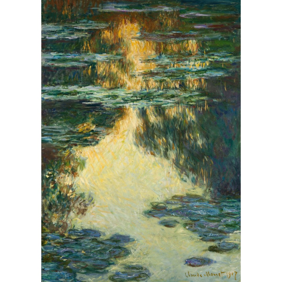 Póster y Mini póster adhesivo y reposicionable: Water Lilies (1907) de Claude Monet - Tienda Pasquín