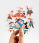 Set de 7 Stickers Reutilizables: Duendes Mágicos - Tienda Pasquín