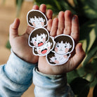 Set de 9 Stickers Reutilizables: Emociones Niñe Kawaii - Tienda Pasquín