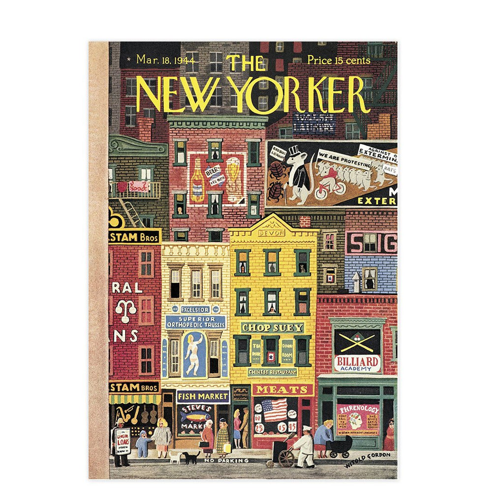 Sticker Reutilizable: New Yorker Mini Fine Art - Tienda Pasquín